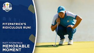 Matt Fiztpatrick Goes 6 Under Through 5 Holes! | 2023 Ryder Cup