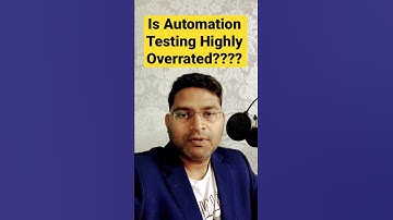 Is Automation Testing Highly Overrated???? #shorts