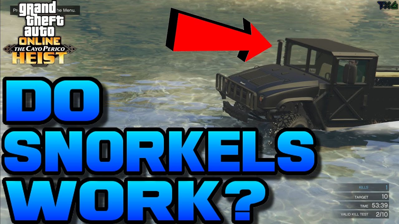 Gta 5 Online DO SNORKELS WORK? (All Vehicles With Working Snorkels