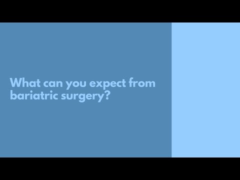  What can you expect from bariatric surgery