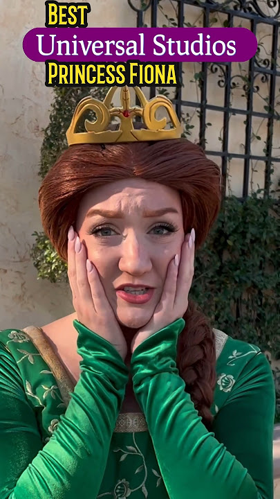 Best! Fiona! Shrek Meet and Greet! Universal Studios! #universalparks #shrek #shorts