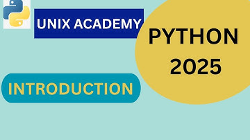 1. Python Introduction \ UNIX ACADEMY