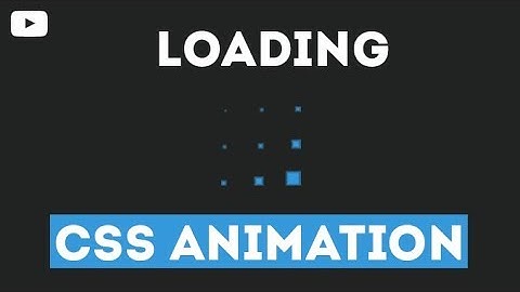 Awesome Loading Page - CSS Animation Using Only HTML & CSS