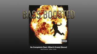 No Complaints | BASS BOOSTED | Metro Boomin, Offset, Drake