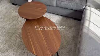 POV: You Found The Most Beautiful Nesting Coffee Tables on Amazon