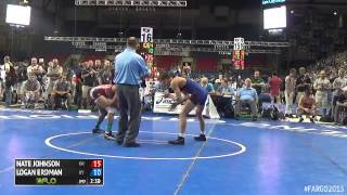 132 Cons. Round 3 - Logan Erdman (Kentucky) vs. Nate Johnson (Oregon)