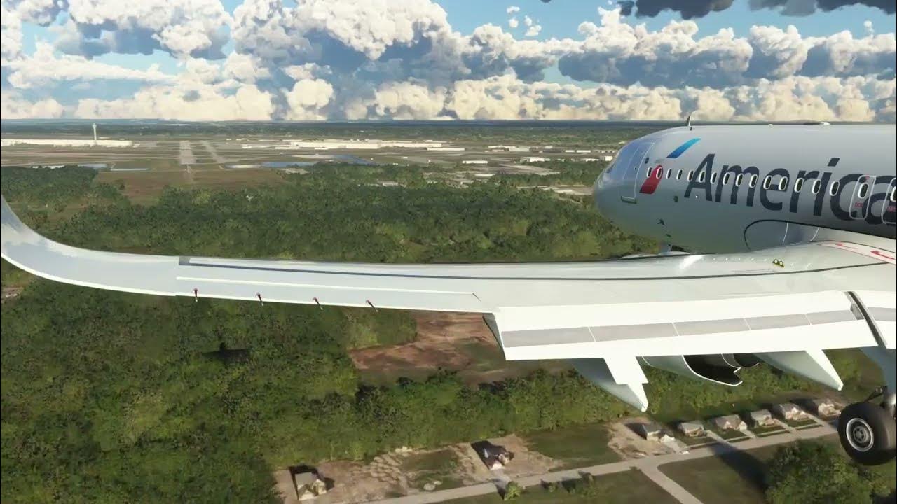 Detroit Airport Autopilot Landing Microsoft Flight Simulator 2020