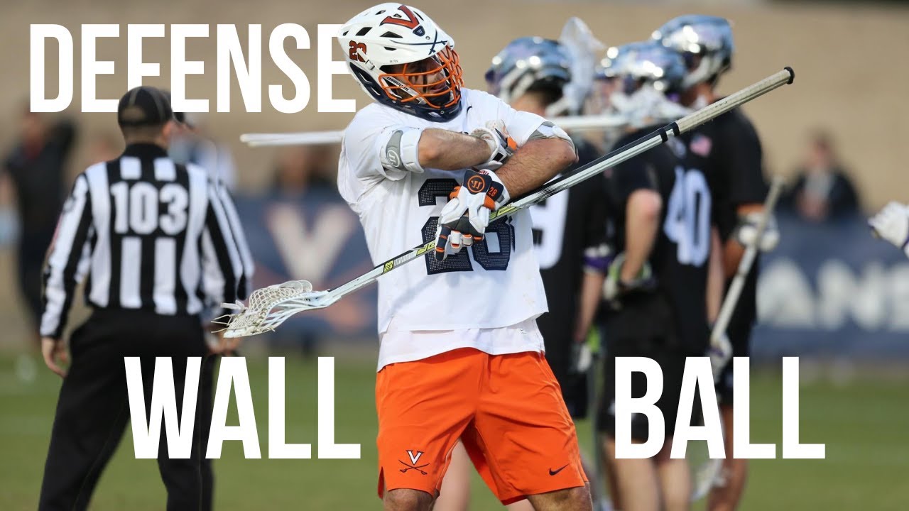 Defense Lacrosse Wall Ball Routine YouTube