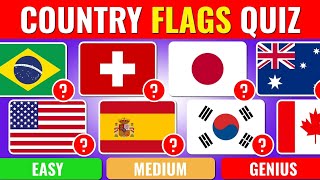 Can you name these country flags! |Geography quiz