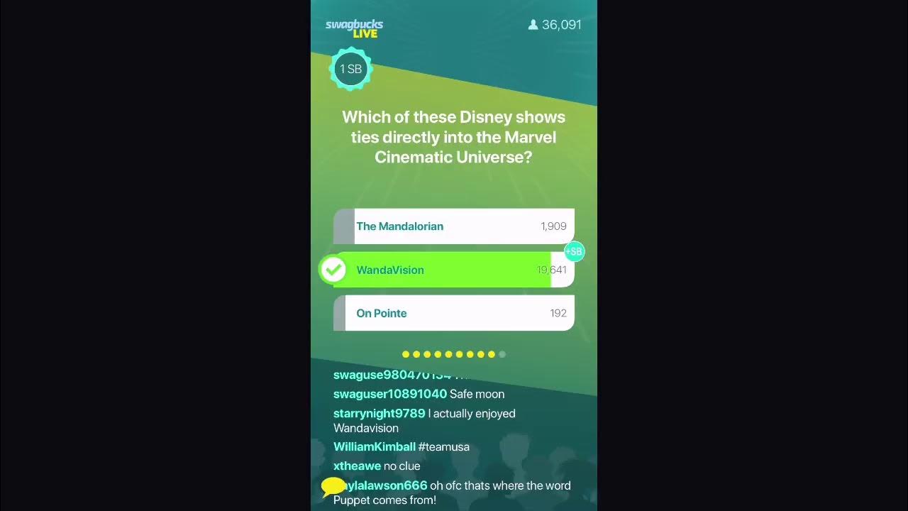 Swagbucks Live Trivia // 2500 prize // 5/10/2021 YouTube