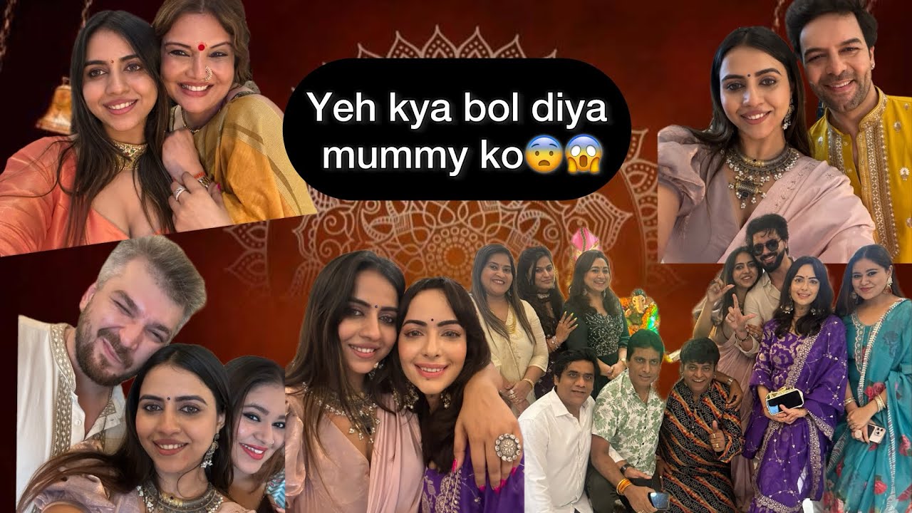 Mummy ko kya keh diya😱 #ganeshchaturthi 