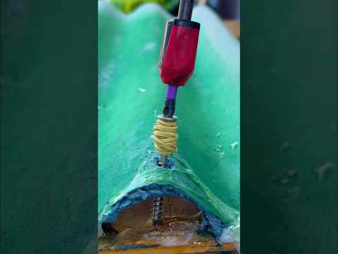 Coloque um elástico no parafuso e nunca mais tenha vazamento #telhado #diy #obra #construcao
