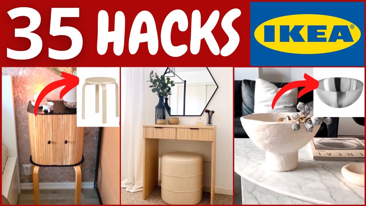 50 IKEA HACKS 😍 IDEAS con muebles de ikea [TRUCOS]