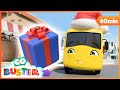 Wheels on the Jingle Bell Bus - Christmas for Kids | Go Buster - Bus Cartoons &amp; Kids Stories