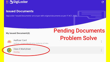 Digilocker Pending Files and Document Problem Solution | Digilocker pending document problem