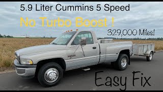 5.9L Cummins Engine Broken Turbo No Power! 2nd Gen