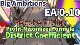 Big Ambitions EA 0.10 Ultimate Pricing Guide: How to Maximize Profits
