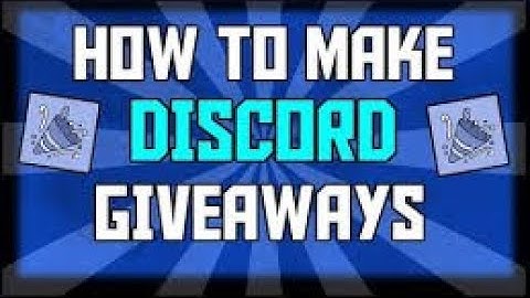 How to make a Giveaway Bot in discord (without coding!) New Tutorial 2022