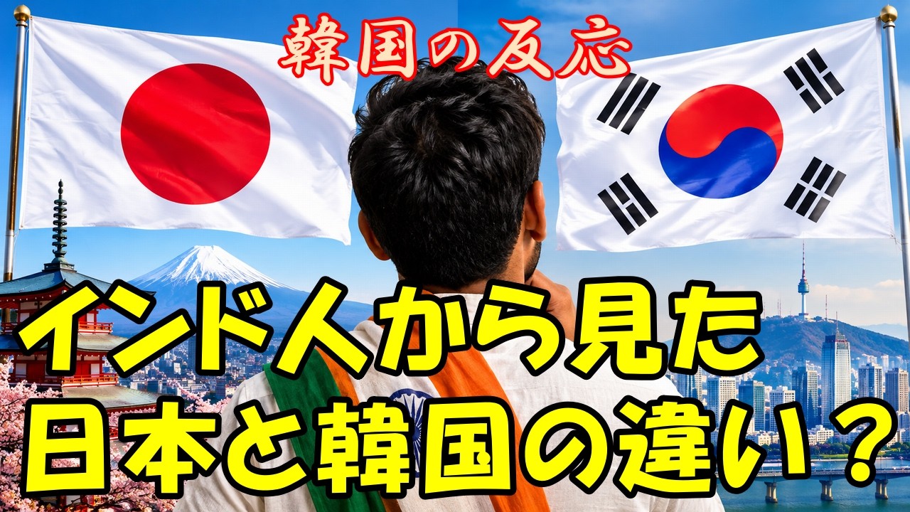 【韓国の反応】インド人が語る「旅行先としての韓国 vs 日本」【海外の反応・韓国人の反応・ネットの反応】