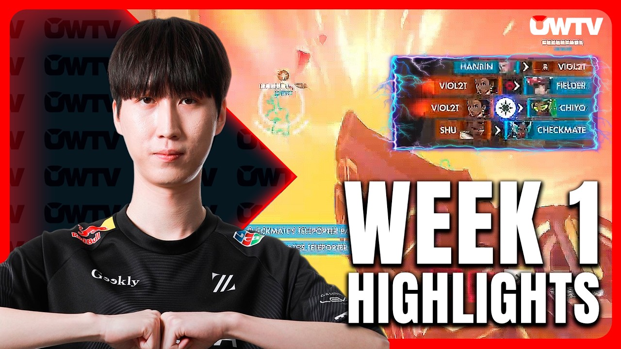 Best plays from OWCS Korea Week 1 | Feat. Viol2t, Stalk3r, KNIFE and more
