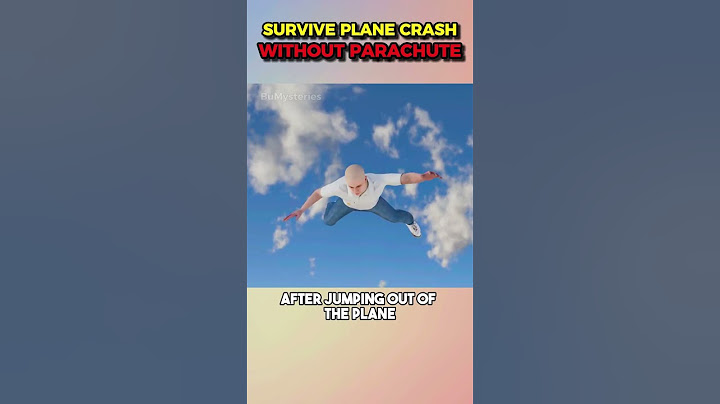 How To Survive A Plane Crash Without A Parachute? #shorts