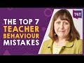 Behaviour Management Mistakes - And Strategies To Avoid Them