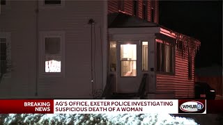AG's Office, Exeter police investigating suspicious death of a woman