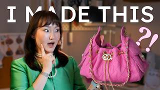 I Made a Chanel-Inspired Bag From Scratch ✨ Sewing Vlog