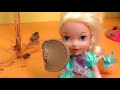 Gambar cover CHOCOLATE Mess ! Elsa & Anna toddlers   One gets Greedy   Kitchen   Cook   Eating Dinner   Puppy