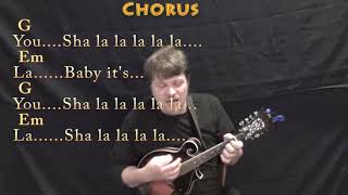 Video thumbnail of "Baby It's You (The Beatles) Mandolin Cover Lesson in G with Chords/Lyrics"