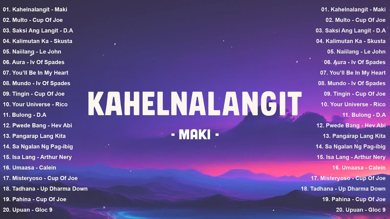 Kahel na langit - Maki, Multo | Best New Tagalog Love Songs 2025 - Hot Hits OPM On Spotify