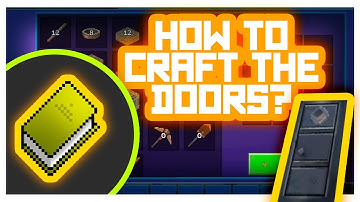 RealmCraft #GameTutorials - How to Craft Items? (Doors Crafting)