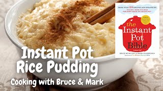 Instant Pot Rice Pudding