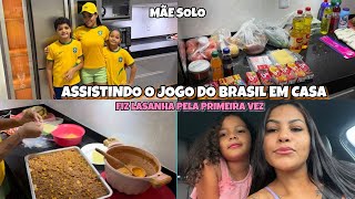 COMPRINHAS PARA A COPA😍 COMPRAS DA SEMANA || FIZ LASANHA PELA PRIMEIRA VEZ 