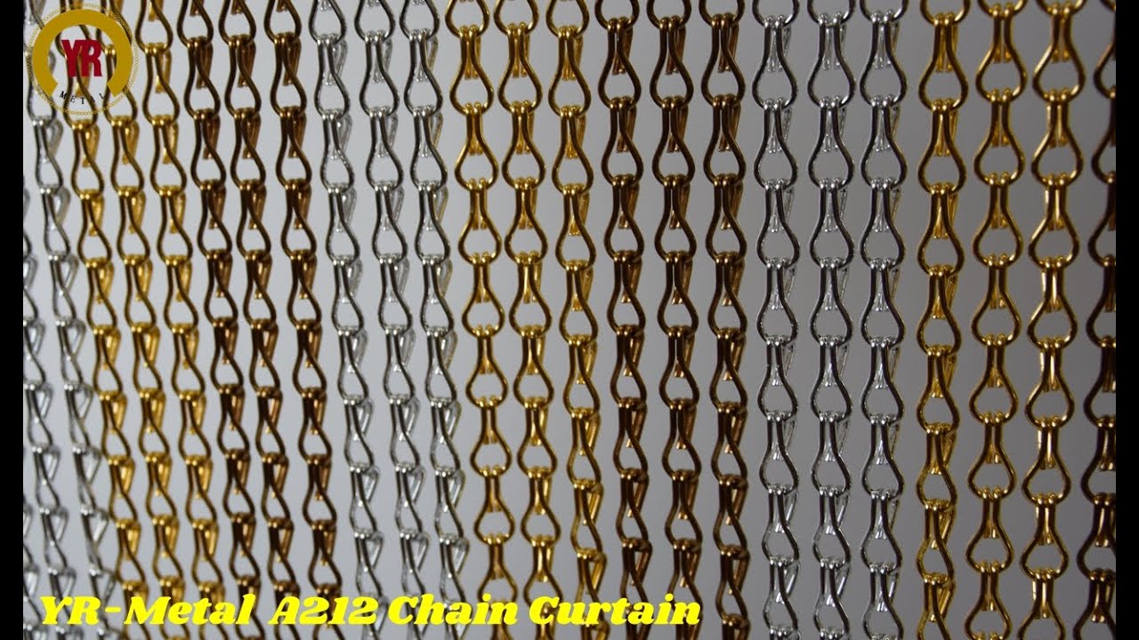 Aluminium Chain curtain for space divider and partition