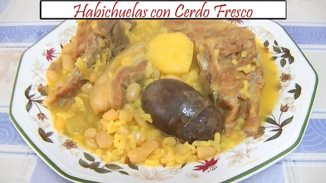 Habichuelas con Cerdo Fresco | Receta de Cocina en Familia
