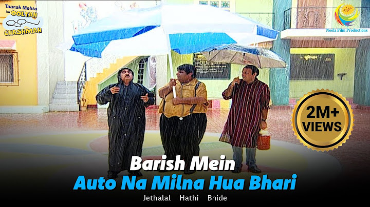 Barish Mein Auto Na Milna Hua Bhari !? | Jethalal , Hathi , Bhide| Taarak Mehta Ka Ooltah Chashmah