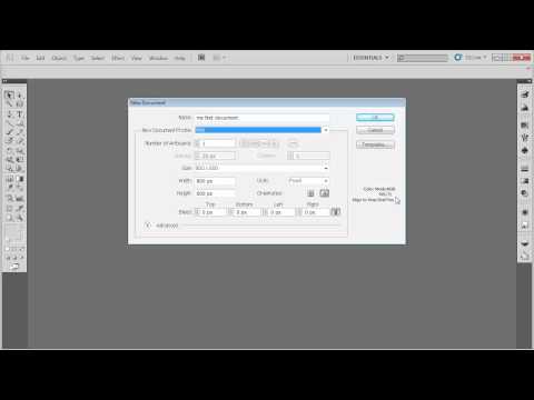 Illustrator CS5 Basics: Create New Document and Change Settings