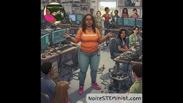 Robot State Machines #NoireSTEMinist #Engineering #Professor #Students #College #STEAM