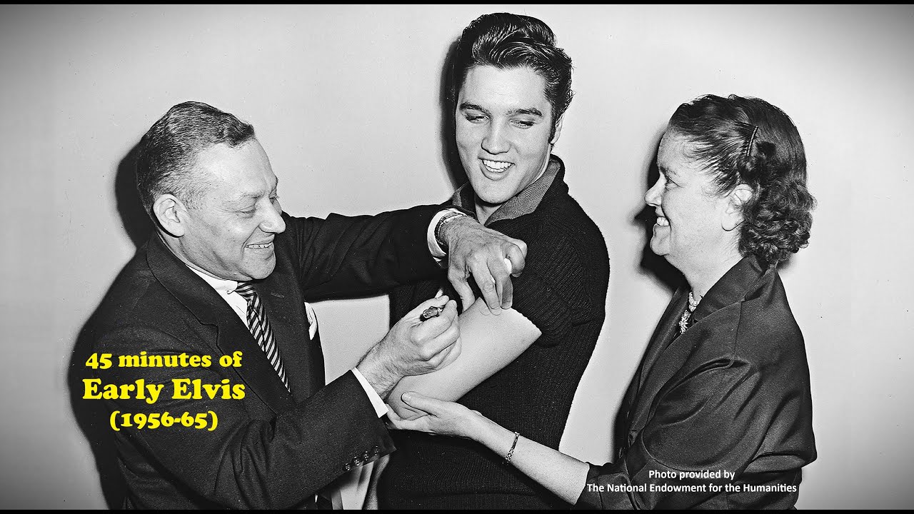 Early Elvis music medley 1956-65 (45 minutes)