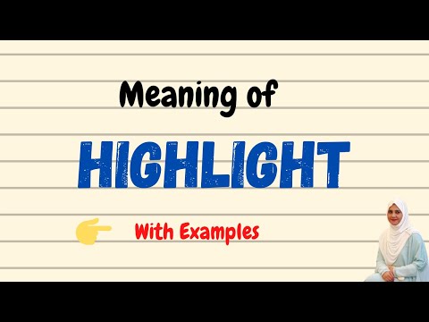 Daily Vocabulary | Highlight Meaning | Vocabgram