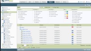Pan OS the object tab