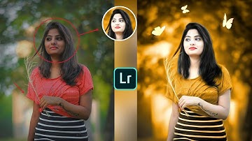 Lightroom butterfly effect photo editing tutorial | Lightroom background colour change