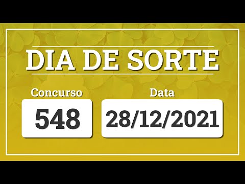 Resultado do sorteio do Dia de Sorte 548