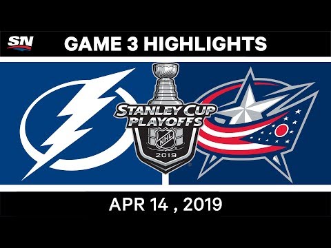 NHL Highlights | Lightning vs Blue Jackets, Game 3 – April 14, 2019