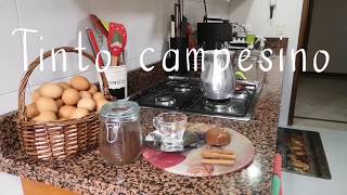 COMO PREPARAR TINTO CAMPESINO - PANELA / HOW TO PREPARE COLOMBIAN COFFEE  WITH RAW CANE ☕☕☕ 💕