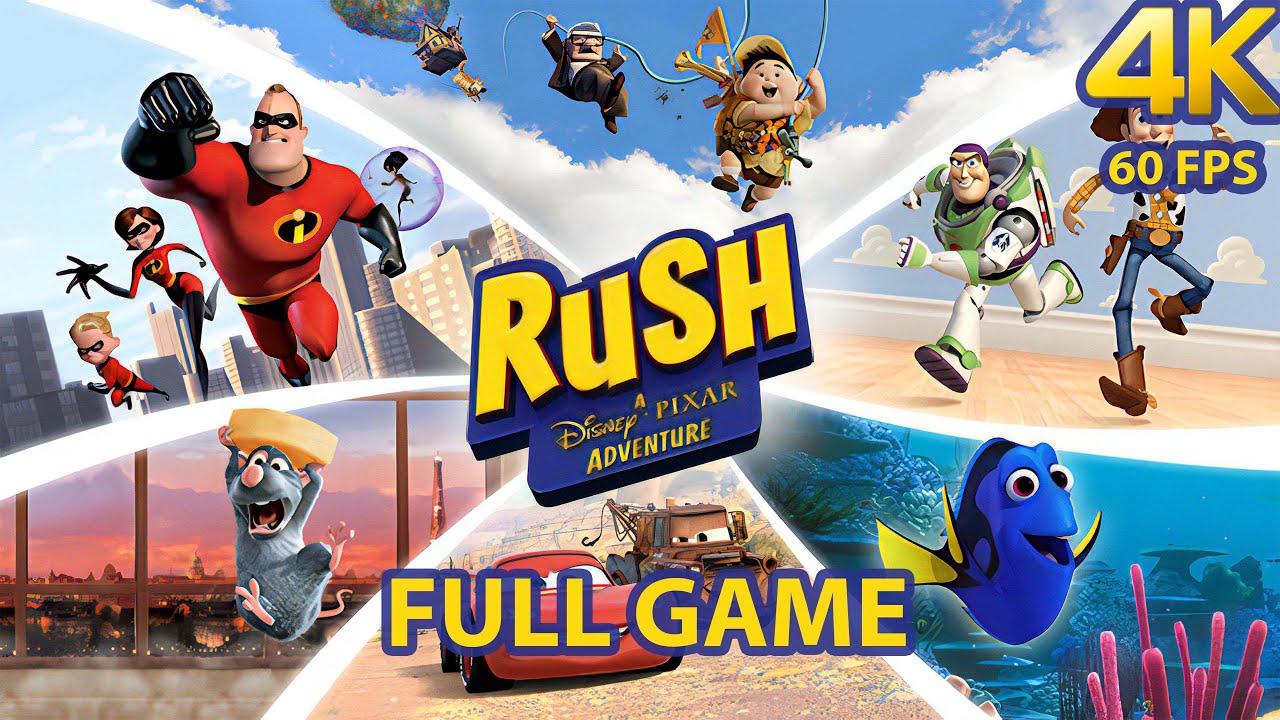 RUSH: A Disney • PIXAR Adventure Full Gameplay Walkthrough 4K UHD Longplay