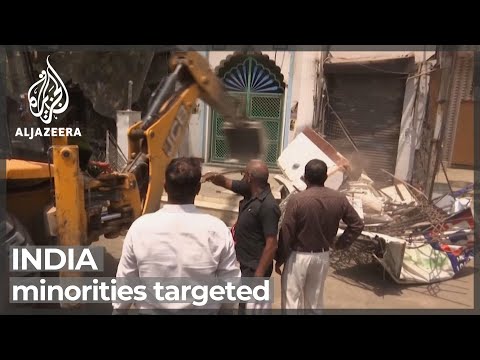 India: Dozens of properties in predominantly Muslim areas demolished