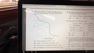 ACS Practice Problem (titrations) #5