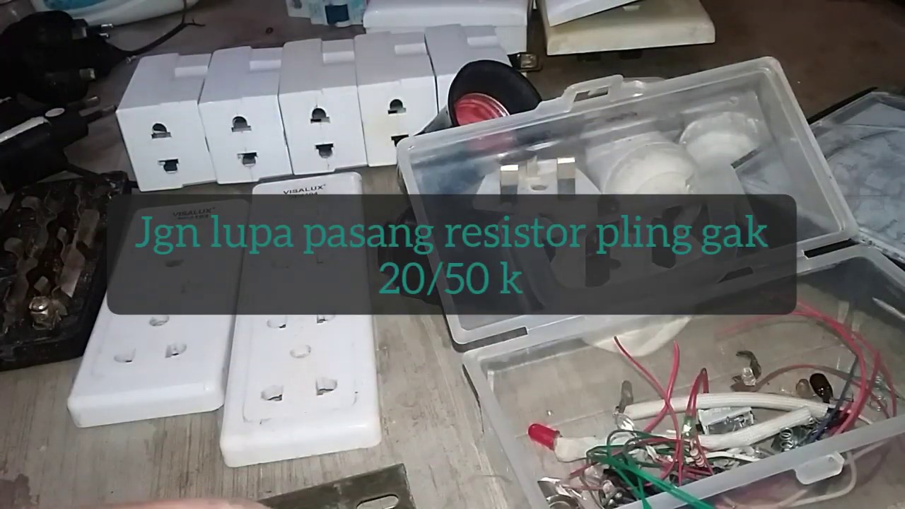 Cara Perbaiki Colokan Listrik / Mengganti Lampu Indikator Yang Putus